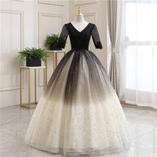 Quinceanera Dresses 2022 New Short Sleeve Elegant V-neck Party Prom Ball Gown Vintage Lace Vestidos Robe De Bal Customize 2024 - buy cheap