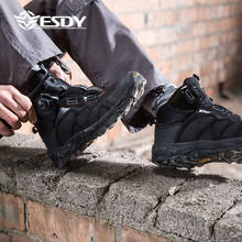 Men Hiking Camping Shoes Waterproof Automatic Lock Tactical Military Walking Sneakers Mens Outdoor Climbing Trekking Shoe 2024 - buy cheap