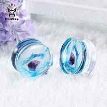 New Fashion Ear Piercing Plugs Tunnels Ear Strechers Studs Shark Logo Mutil Size For Choose Sell In Pair With High Quality 2024 - buy cheap