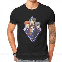 Camiseta de estética de la serie Fruits Basket Tohru para hombre, camiseta alternativa Vintage para adolescente, ropa holgada de cuello redondo 2024 - compra barato