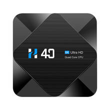 Dispositivo de TV inteligente H40, decodificador con Android 10,0, Allwinner H616, cuatro núcleos, UHD, reproductor multimedia 4K, 6K, HDR10, 4GB, 64GB, 2,4G, 5G, WiFi, BT4.1, Control remoto 2024 - compra barato