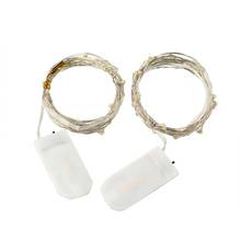 Led Button Battery Box Copper Wire Light String 2024 - buy cheap