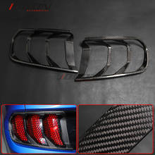 Ford Ford Mustang 2015 2016 2017 2018 2019 2020 100% Carbon Fiber Rear Tail Light Lamp Trim Cover Moulding 2024 - buy cheap