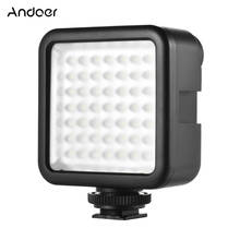 Andoer W49 Camcorder Video Lighting Mini Interlock Dimmable Camera for Canon Nikon Sony A7 DSLR LED Panel Light 2024 - buy cheap