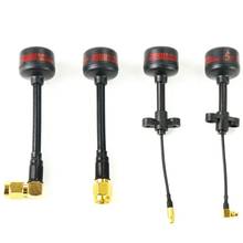 Apressado antena cereja fpv 5.8g, antena de corrida rhcp sma com 3 conector, adaptador para quadricóptero fpv de corrida 2024 - compre barato