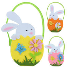 Easter Bunny Gift Bag 1PC Cute Rabbit Candy Bag Creative Present Home Easter Dinner Party Decor 1206#30 2024 - buy cheap