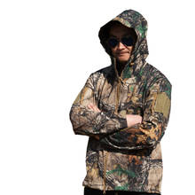 Waterproof fleece warm soft shell bionic camouflage jacket tops winter outdoor fishing hunting climbing windproof thermal coat 2024 - buy cheap