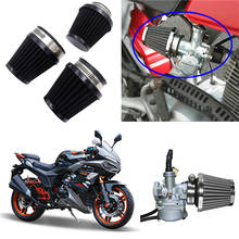 1 Pcs 35mm 39mm 48mm 54mm 60mm Universal Motorcycle Air Filter Cleaner Air Pod for Harley Honda Yamaha Cafe Scooter Filter 2024 - buy cheap