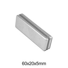 1~10PCS 60x20x5 Powerful Magnets 60mmX20mm N35 Neodymium Magnet 60x20x5mm Permanent NdFeB Magnets 60*20*5 mm  Big Sheet Magnet 2022 - buy cheap