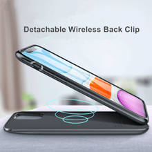 Smart Digital Display Magnetic Wireless Charging Battery Charge Case For iPhone X XR Xs Max 11Pro 11 Pro Max Power Bank Cover 2024 - купить недорого