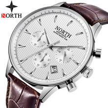 North-relógios masculinos de marca luxuosa, modelo 2020, quartzo, para homens de negócios, casual, à prova d'água, chronagraph 2024 - compre barato