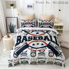 Baseball Bedding Sets 2/3 Piece Duvet Cover Pillowcase Single Double Queen King Size Quilt Cover Boys Sport Bedclothes No Sheet 2024 - buy cheap