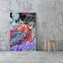 Decoração caseira jolyne cujoh impressões hd, poster jojo s, imagens bizarras, animação de arte de parede, pintura de tela modular para quarto, moldura 2024 - compre barato