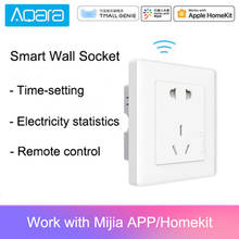 Aqara Smart Wall Socket ZigBee Wireless Wall Outlet Mijia Wall Socket Switch Work For Mijia Smart Home Mihome APP 2024 - buy cheap