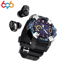 Lemd-relógio inteligente masculino, smartwatch com bluetooth 696, tela touch full hd, esportivo, para android e ios, 2020, 5.0 2024 - compre barato
