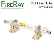 FireRay-tubo láser de vidrio Co2, 20W, diámetro de 50mm, 500mm, lámpara láser de vidrio para máquina de grabado y corte láser CO2 2024 - compra barato