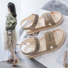 Sandalias romanas con punta abierta para mujer, zapatos planos de verano, chanclas informales, calzado de 810w, gran oferta 2024 - compra barato