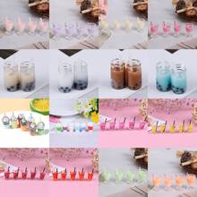 4Pcs/5pcs 1:12 Resin Dollhouse Mini Milk Cup Ice Cream Miniature Dollhouse Accessories Cups Toy Decoration Gifts Furniture Toys 2024 - buy cheap