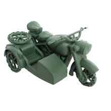 Vehicle Soldier Motorbike Accessory Model Play Set Tabletop Decor 2024 - buy cheap