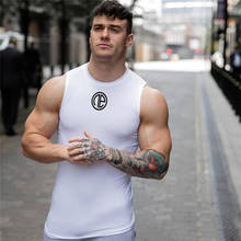 Camisetas sin mangas de algodón para hombre, ropa de culturismo para Fitness, entrenamiento, gimnasio 2024 - compra barato