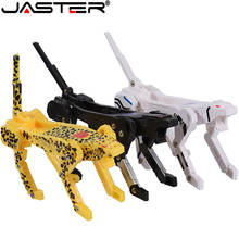 JASTER Hot sale U disk 32g special offer cartoon character u disk 16g cool transformation robot gift U disk 64G free shipping 2024 - buy cheap