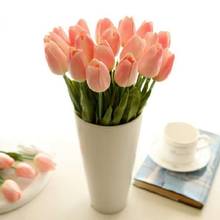 5PCS Artificial Tulips Flowers Home Garden Decoration Real Touch Flower Bouquet Birthday Party Wedding Decoration Fake Flower 2024 - buy cheap