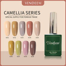 Vendeeni Gel Varnish 9 Colors Semi Permanent Nail Gel Polish Professional Nail Art Manicure UV LED Gel Lacquer 15ml 2024 - buy cheap
