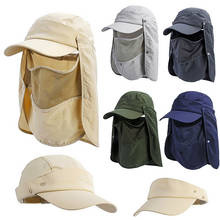 Quick-dry Sun Protection UV Fisherman Hat Foldable Windproof Sun Visor Hat for Fishing Camping Hiking 2024 - buy cheap