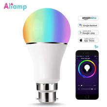 Wifi Smart LED Light Bulb B22 Lamp RGBW Colour Changing 60W Equivalent Timing Wireless Remote Control By Tuya Alexa Google Home 2024 - buy cheap