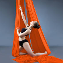 PRIOR FITNESS 13.8 Meters Yoga Aerial Silks Fabric for Acrobatic Fly Yoga swing Trapeze Silk Dance Hammock 2024 - buy cheap