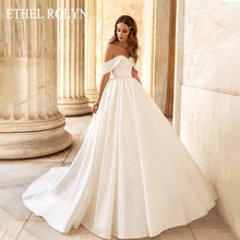 ETHEL ROLYN Sexy Sweetheart Luxury Satin Princess Wedding Dress With Sleeves A-Line Simple Bride Dresses Vintage Wedding Gowns 2024 - buy cheap