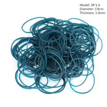 Blue Elastic Hair Band Rubber Bands Office Rubber Ring Strong Stationery Holder School Supplies Rubber Bands 2024 - buy cheap