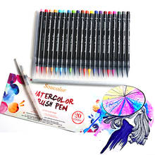 20Colors paint brush Painting Soft Brush Pen Set Watercolor Markers Pen Effect Best For Coloring Books Manga Comic Calligraphy 2024 - buy cheap