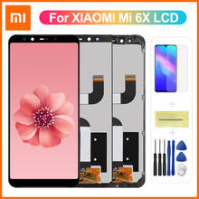 Pantalla LCD de calidad AAA con marco para XiaoMi Mi A2 MIA2, reemplazo de pantalla LCD para XiaoMi 6X, montaje de digitalizador, color negro/blanco 2024 - compra barato