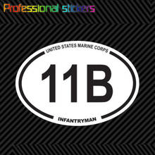 United States Army MOS 11B Infantryman Oval Sticker Decal Us Specialty Stickers for Motos, Cars, Laptops, Phone 2024 - buy cheap