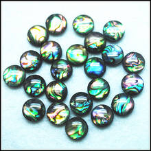 30PCS Abalone Shell Cabochons No Hole Round Shape 6MM 8MM 10MM 13MM Saltwater Mother Of Pearl Diy Jewelry Findings Accessory 2024 - buy cheap