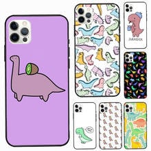 Fun Dinosaur Pattern Dino Soft Cover For Apple iPhone 11 12 13 Pro Max mini SE 2020 X XR XS Max 7 8 Plus Phone Case 2024 - buy cheap