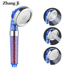 Zhangji SPA Shower Head 3-Function High-Pressure Water-Saving Anion Filter Balls Remove Impurities In The Water Benefit & Health 2024 - buy cheap