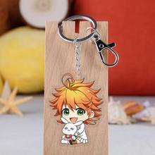 Tronzo Toys Keychain The Promised Neverland Emma Norman Ray Gilda Don Cute Acrylic Figures Keychain Rings Decoration Toys Gifts 2024 - buy cheap