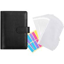 NEW-12 Pieces of Transparent Plastic A6 Binder Envelopes,Waterproof Cash Budget Envelope System,with Label Stickers 2024 - buy cheap