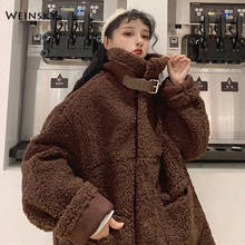 Пальто женское из искусственного меха, зимнее пальто большого размера, 2019 2024 - купить недорого