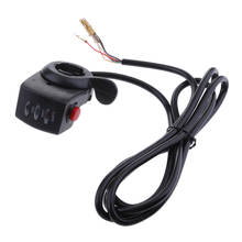 22mm E-bike LED Power Display Self-lock Push Button Thumb Throttle with Cable 24V 2024 - buy cheap