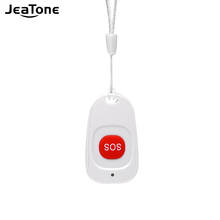 Jeatone-botão de alarme de emergência para idosos, sem fio, alarme antifurto para casa, 433mhz, para ps85 2024 - compre barato