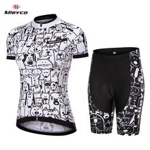 Mieyco conjunto de roupas de ciclismo feminino, kit de uniforme de ciclismo de verão para mulheres roupas de bicicleta de estrada e mtb roupas de bicicleta 2024 - compre barato