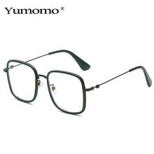 2021 Vintage Square Anti-blue light Glasses Women Men Fashion Clear Glasses Eyeglasses Frame Transparent Lens Frame Unisex 2024 - buy cheap