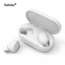 Kebidu tws fone de ouvido 5.0 realmente sem fio, fone de ouvido com bluetooth, microfone estéreo mãos livres para xiaomi redmi 2024 - compre barato