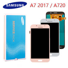 Оригинальный ЖК-дисплей 5,7 дюйма для Samsung Galaxy A7 2017, ЖК-дисплей A720, ЖК-дисплей A720Y A720F, дигитайзер сенсорного экрана 2024 - купить недорого