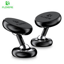 FLOVEME Mini Magnetic Car Phone Holder Stand Double 360 Rotatable Ball For Phone Chic Magnet Cellular Cell Mobile Phone Support 2024 - buy cheap