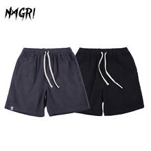 NAGRI-pantalones cortos de pana para hombre, Shorts de estilo Retro, informales, de marca de moda, de verano 2024 - compra barato