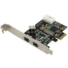PCIe PCI-E x1 на 3 порта 1394B добавить на карту для FireWire 800 IEEE 1394 B 2 + 1 плата контроллера для видеозахвата цифровой камеры 2024 - купить недорого